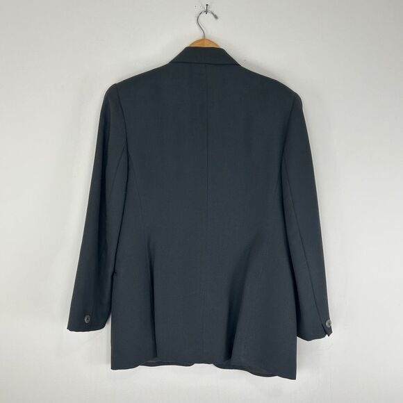 Vintage Saville Dark Green Double Breasted Wool Blended Blazer - Picture 6 of 8